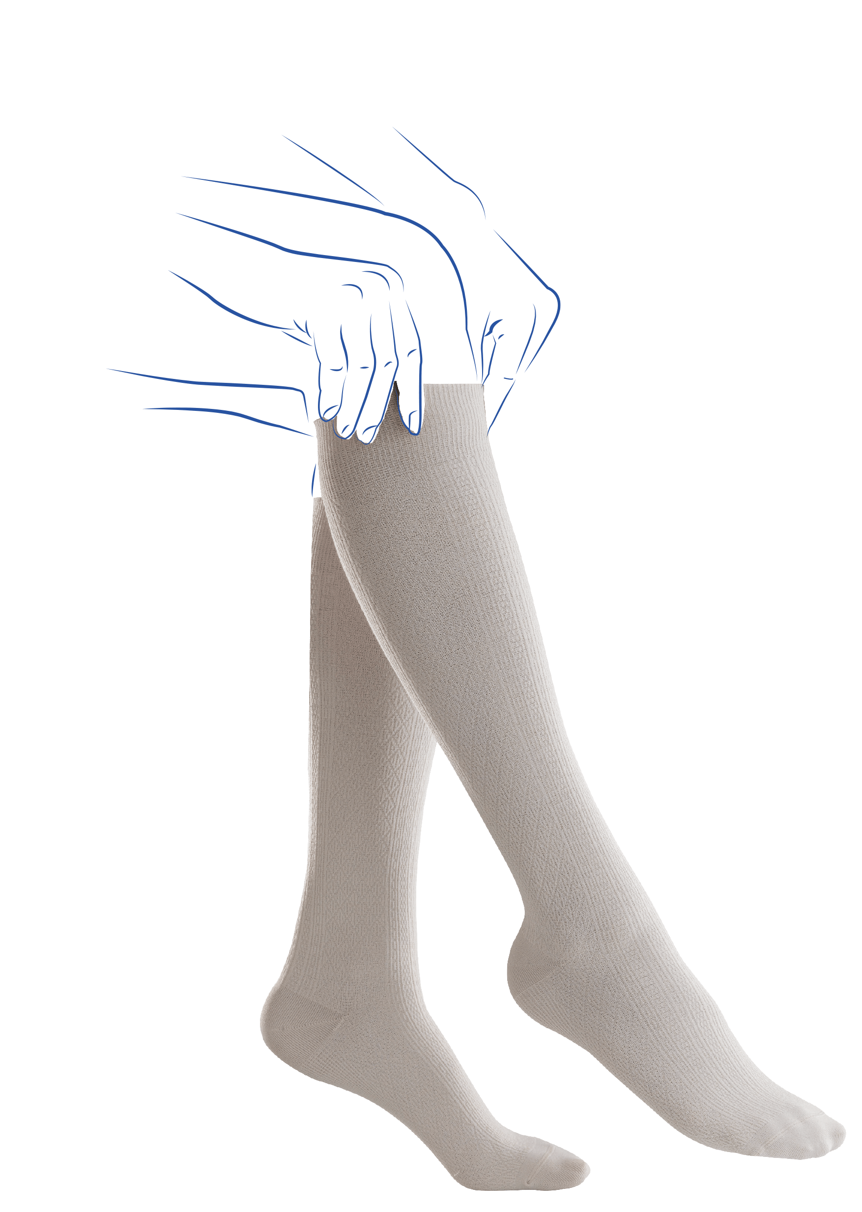 Chaussettes de contention homme classe 2 Thuasne Venoflex Fast Coton