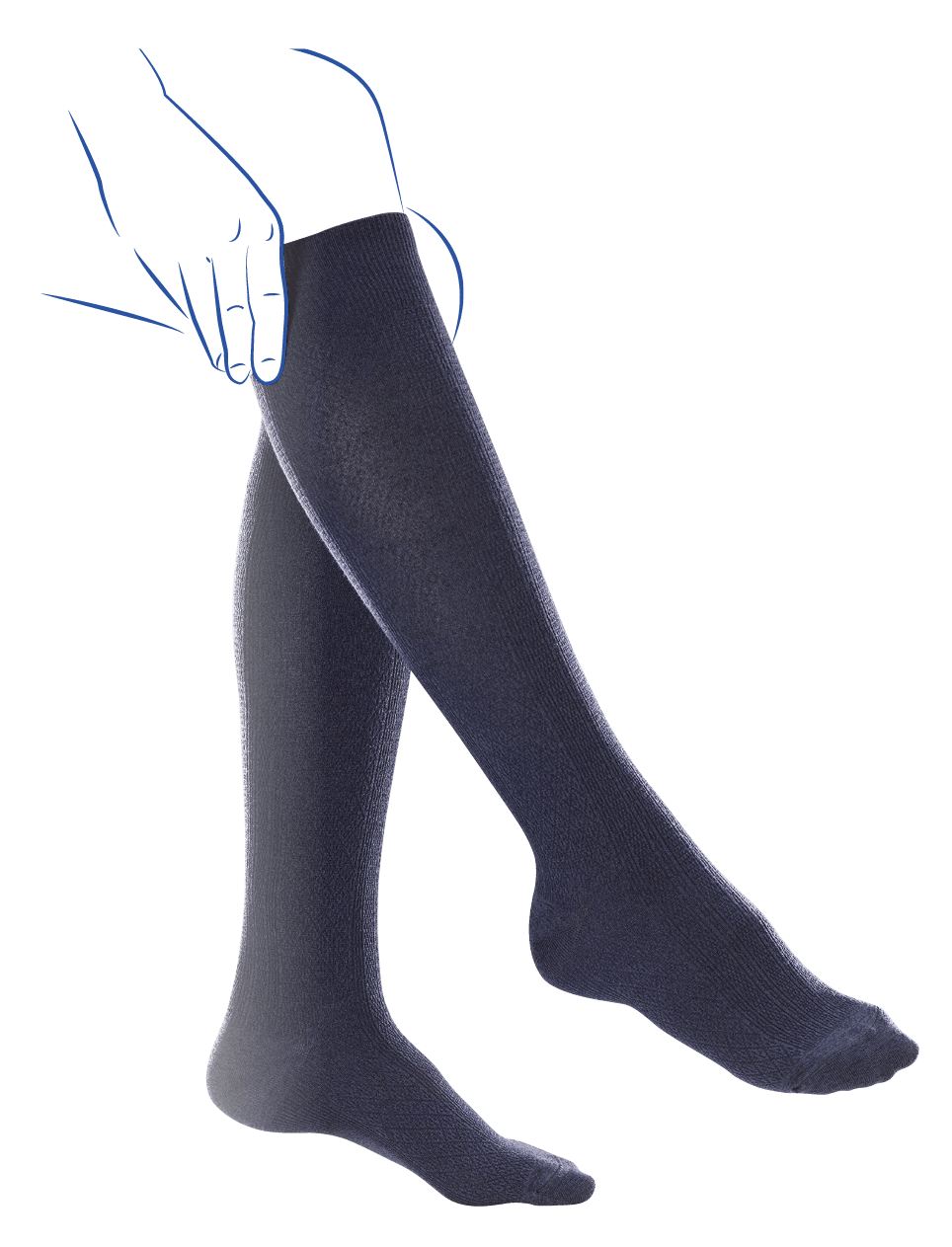 Chaussettes de contention femme classe 2 Thuasne Venoflex Fast Coton